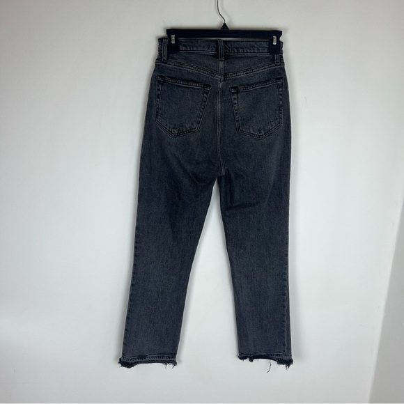 Abercrombie Curve Love Ankle Straight Ultra High Rise Size 26 / 2 Split Hem - Picture 5 of 6